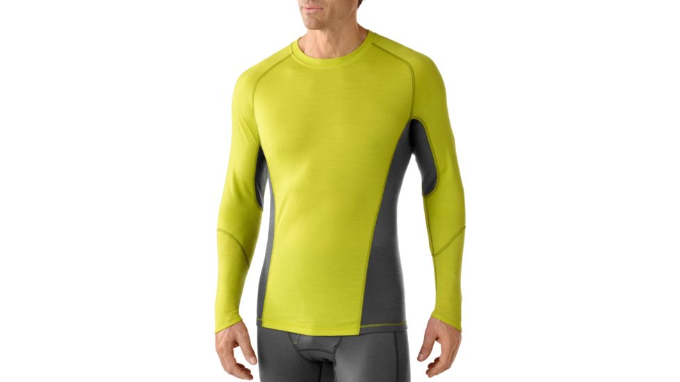 Smartwool Lightweight Long Sleeve Crew - Men's-Large-Glow Green
