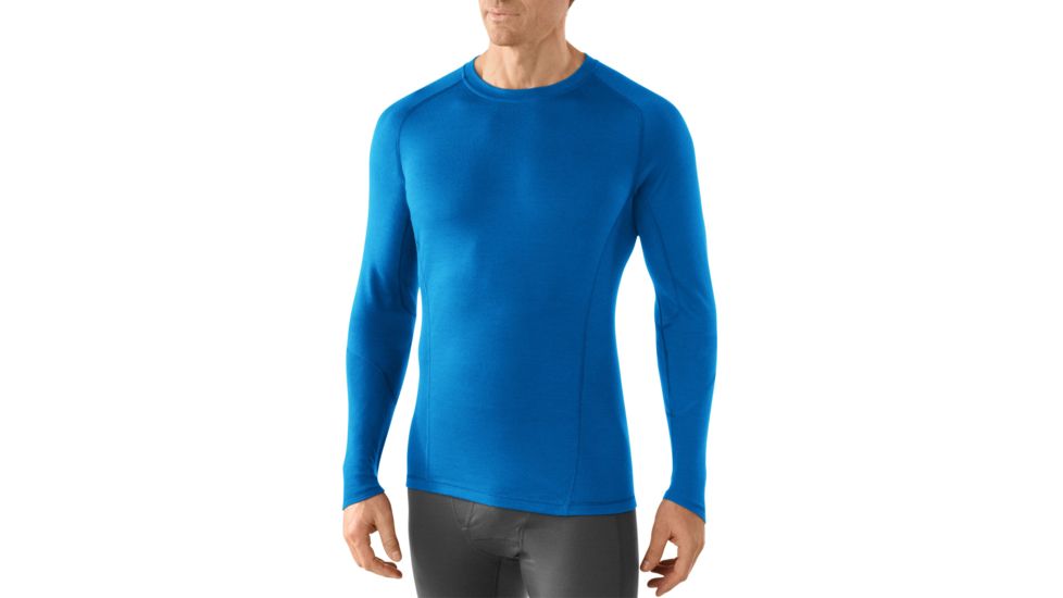 Smartwool Lightweight Long Sleeve Crew - Men's-Small-Arctic Blue