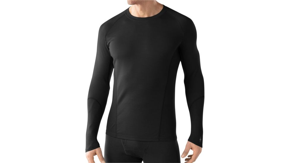 Smartwool Lightweight Long Sleeve Crew - Men's-XX-Large-Black