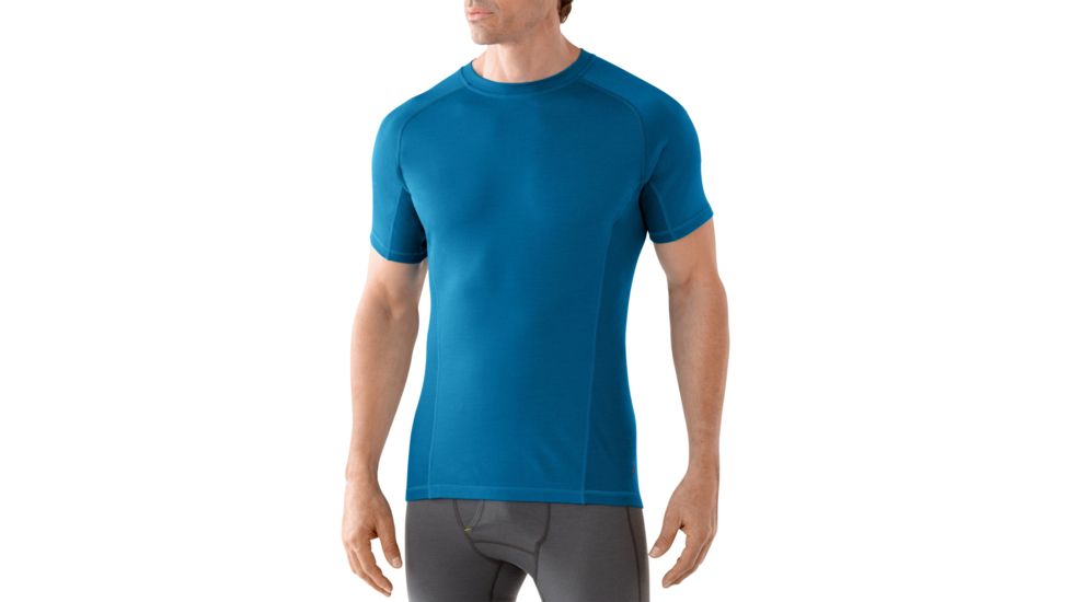 Smartwool Lightweight Short Sleeve Tee - Men's-Arctic Blue-Small