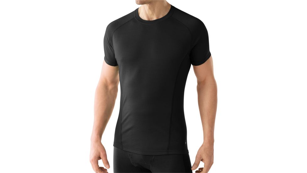 Smartwool Lightweight Short Sleeve Tee - Men's-Black-XX-Large