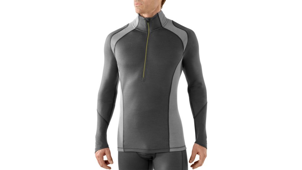 Smartwool Lightweight Zip T Long Sleeve - Men's-X-Large-Graphite/Alloy