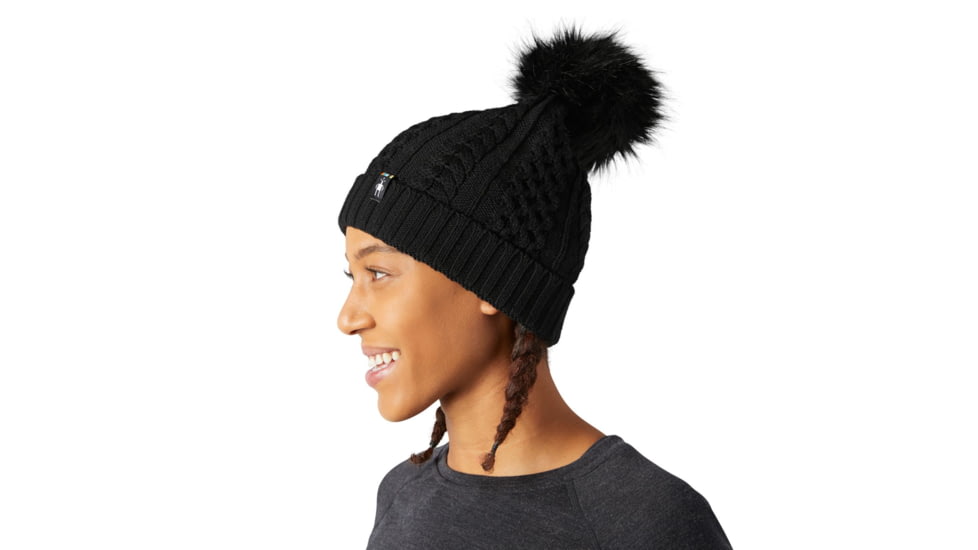 Smartwool Lodge Girl Beanie, Black, One Size, SW016440001-1FM
