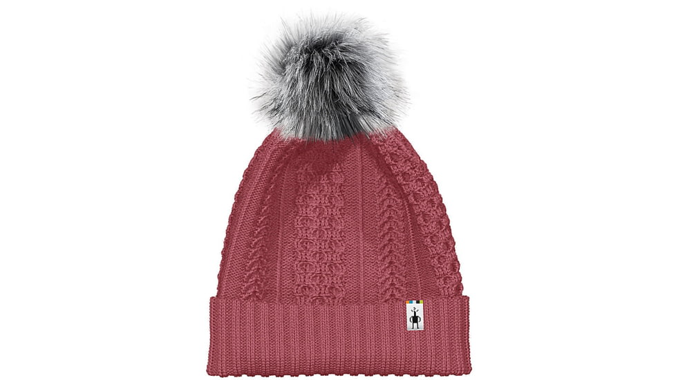 Smartwool Lodge Girl Beanie, Garden Pink Heather, One Size, SW016440N721FM