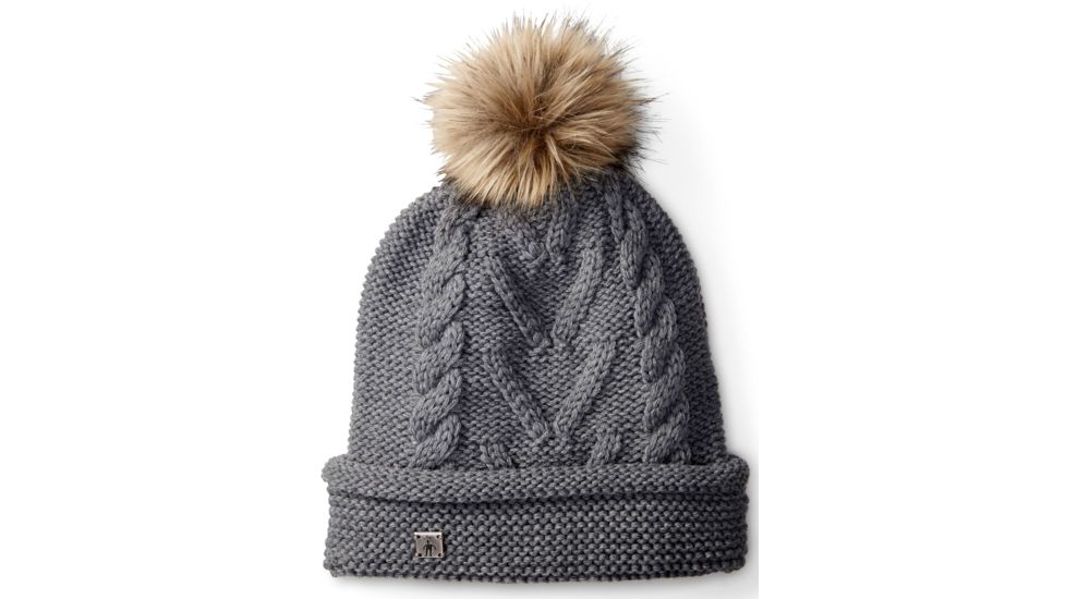 Smartwool Marquette Beanie - Women's-Medium Gray Heather-One Size