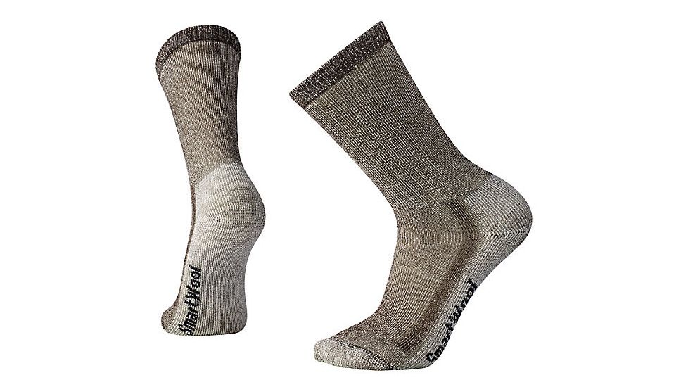 Smartwool Men's Hike Medium Crew Socks, Dark Brown, Small, SW0SW130242-S