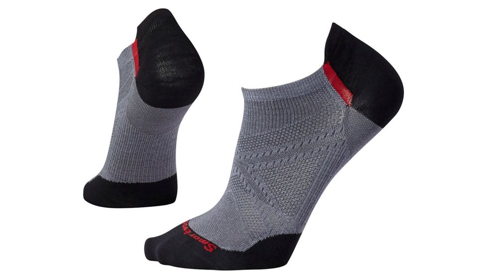 Smartwool Men's PhD Cycle Ultra Light Micro, Graphite, Large, SW001106018-L