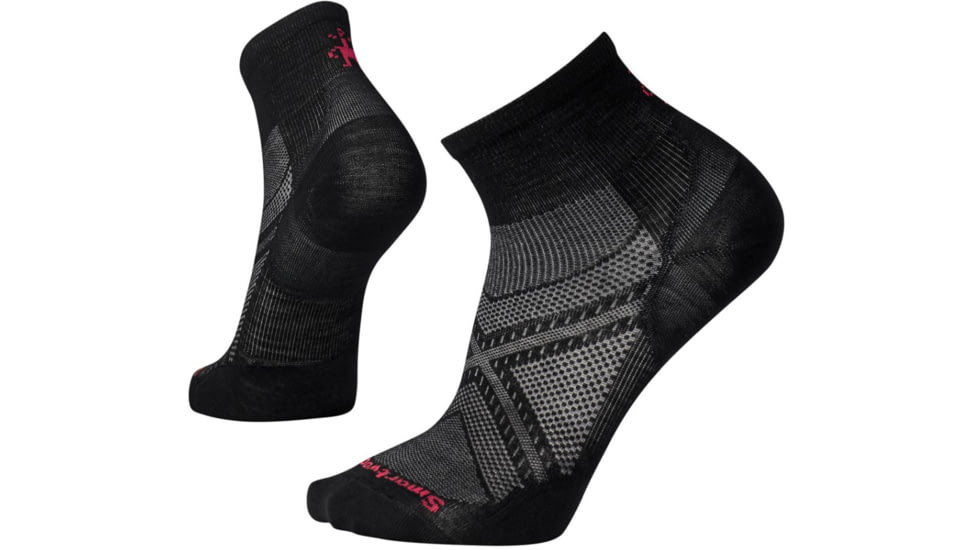 Smartwool Men's PhD Run Ultra Light Mini, Black, Small, SW0SW170001-S