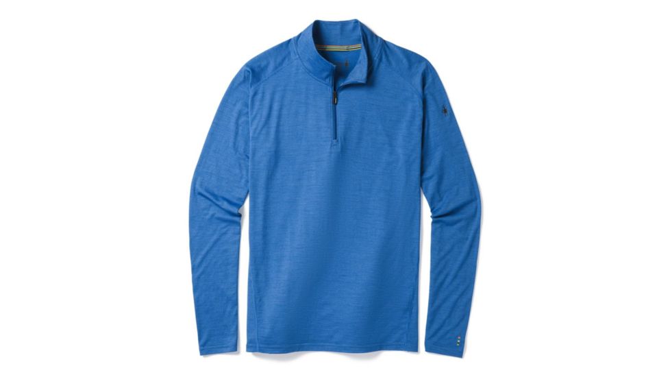 Smartwool Merino 1/4 Zip 150 Baselayer - Men's, Medium, Bright Cobalt, SW016070A28-M