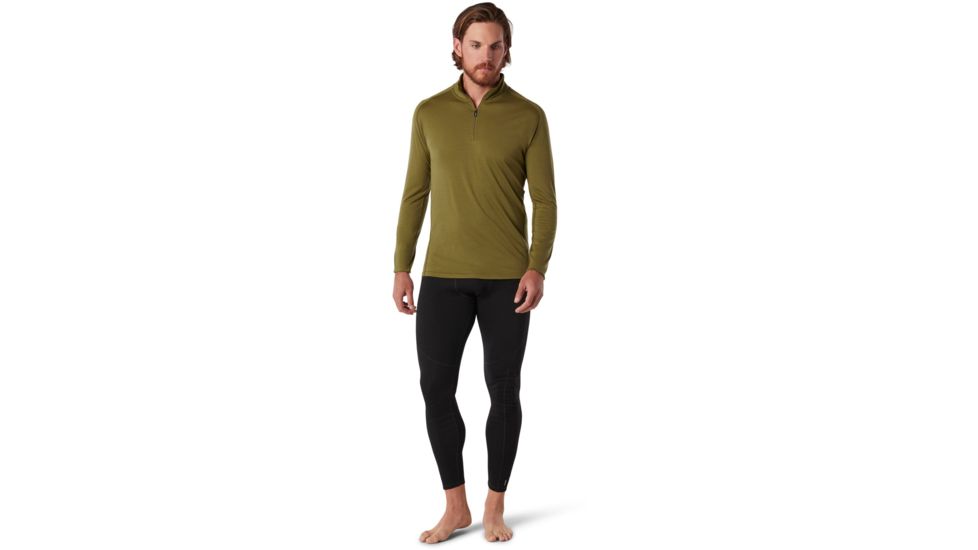 Smartwool Merino 1/4 Zip 150 Baselayer - Men's, Extra Large, Military Olive, SW016070D11-XL