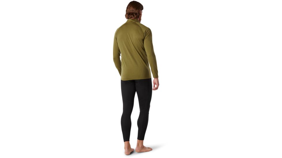 Smartwool Merino 1/4 Zip 150 Baselayer - Men's, Extra Large, Military Olive, SW016070D11-XL