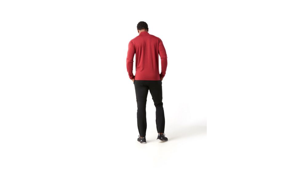Smartwool Merino 1/4 Zip 150 Baselayer - Men's, Extra Large, Tibetan Red, SW016070A25-XL