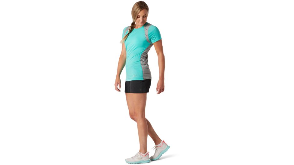 Smartwool Merino 150 Baselayer Colorblock Short Sleeve - Womens, Oasis, Large, SW000418D13-L