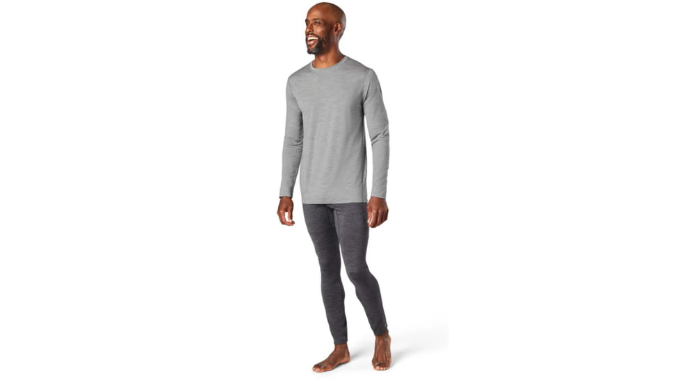 Smartwool Merino 150 Baselayer Long Sleeve - Mens, Light Gray Heather, Extra Large, SW000748545XL