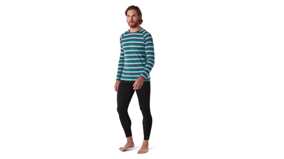 Smartwool Merino 150 Baselayer Long Sleeve - Mens, Pacific Stripe, Large, SW016042D55-L
