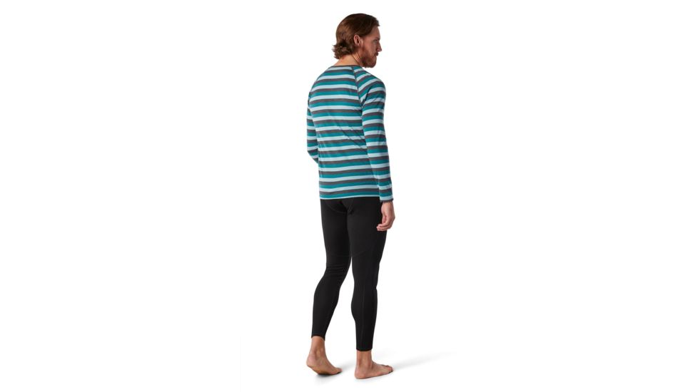 Smartwool Merino 150 Baselayer Long Sleeve - Mens, Pacific Stripe, Large, SW016042D55-L
