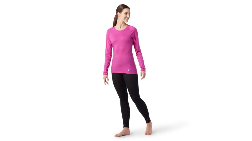 Smartwool Merino 150 Baselayer Long Sleeve - Womens, Festive Fuchsia, Medium, SW015255J24M