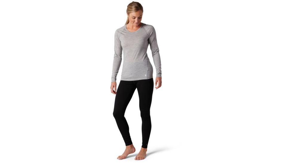 Smartwool Merino 150 Baselayer Long Sleeve - Womens, Light Gray Heather, Extra Small, SW015255545-XS