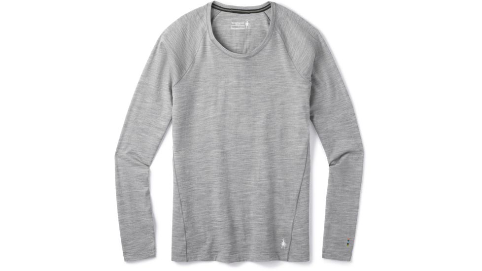 Smartwool Merino 150 Baselayer Long Sleeve - Womens, Light Gray Heather, Extra Small, SW015255545-XS