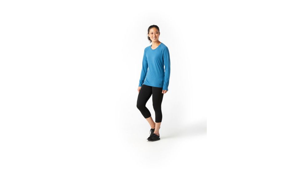 Smartwool Merino 150 Baselayer Long Sleeve - Womens, Light Marlin Blue, Extra Small, SW015255B38-XS