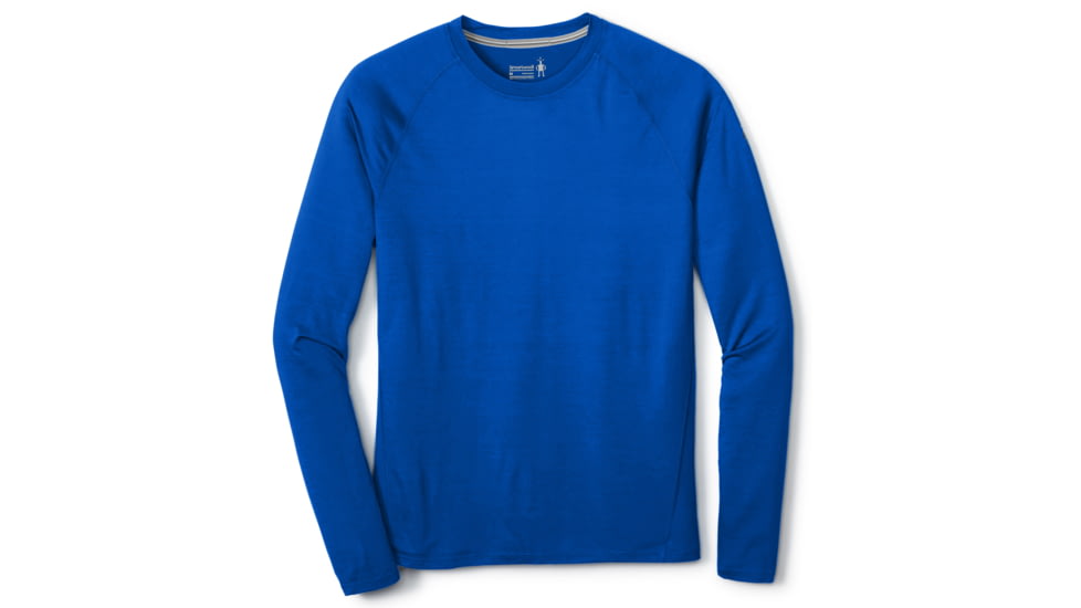 Smartwool Merino 150 Baselayer Long Sleeve Shirt Mens, Bright Blue, XXL, SW016042378-XXL