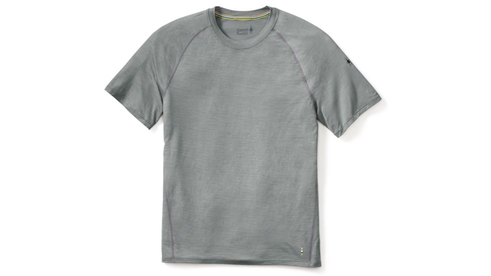 Smartwool Merino 150 Baselayer Pattern Short Sleeve Shirt Mens, Light Gray, XXL, SW016060039-XXL