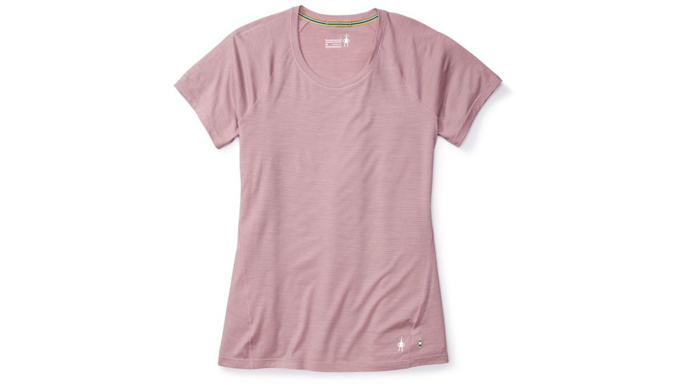 Smartwool Merino 150 Baselayer Pattern Short Sleeve Shirt Womens, Woodrose, L, SW015254580-L