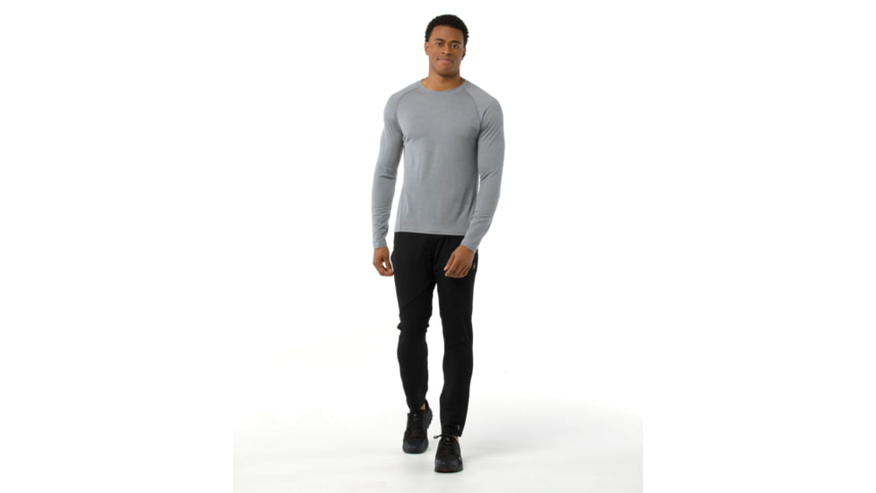 Smartwool Merino 150 Baselayer Pattern Long Sleeve Boxed - Mens, Light Gray, 2XL, SW014051039-XXL