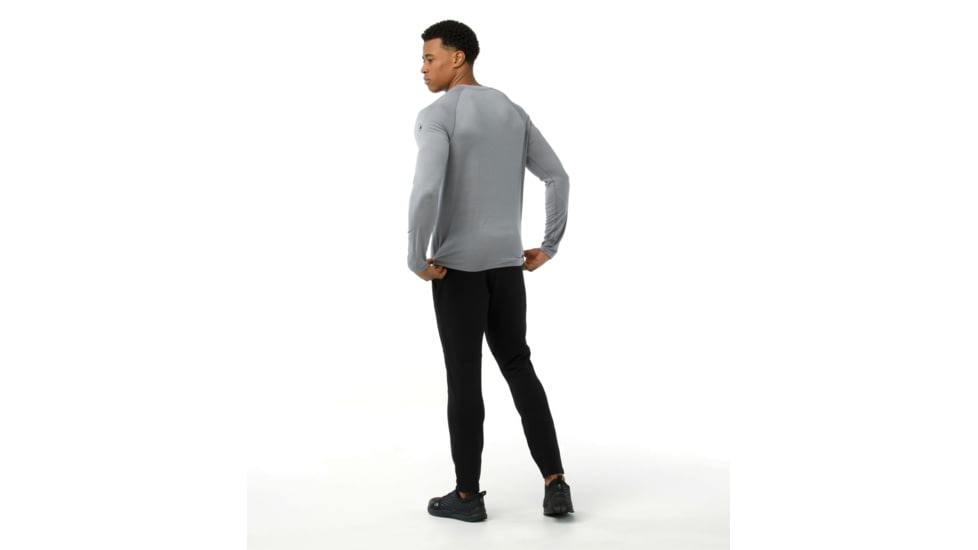 Smartwool Merino 150 Baselayer Pattern Long Sleeve Boxed - Mens, Light Gray, 2XL, SW014051039-XXL