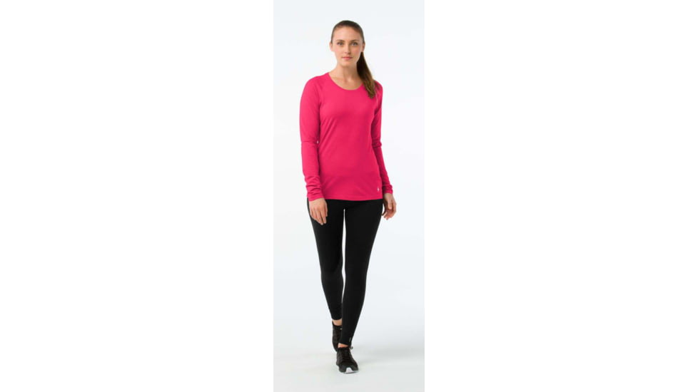 Smartwool Merino 150 Baselayer Pattern Long Sleeve - Womens, Potion Pink, Large, SW015256906