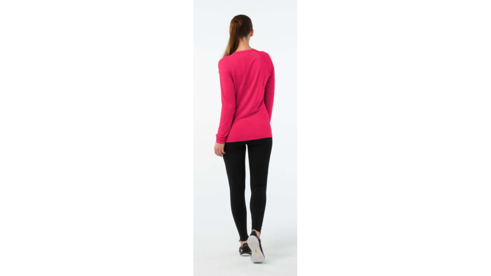 Smartwool Merino 150 Baselayer Pattern Long Sleeve - Womens, Potion Pink, Large, SW015256906
