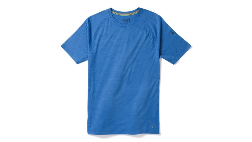 Smartwool Merino 150 Baselayer Pattern Short Sleeve - Mens, Bright Cobalt, Extra Large, SW016060A28-XL