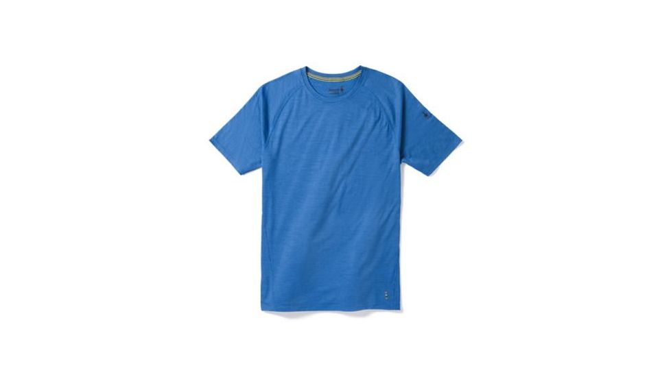 Smartwool Merino 150 Baselayer Pattern Short Sleeve - Mens, Bright Cobalt, Small, SW016060A28-S