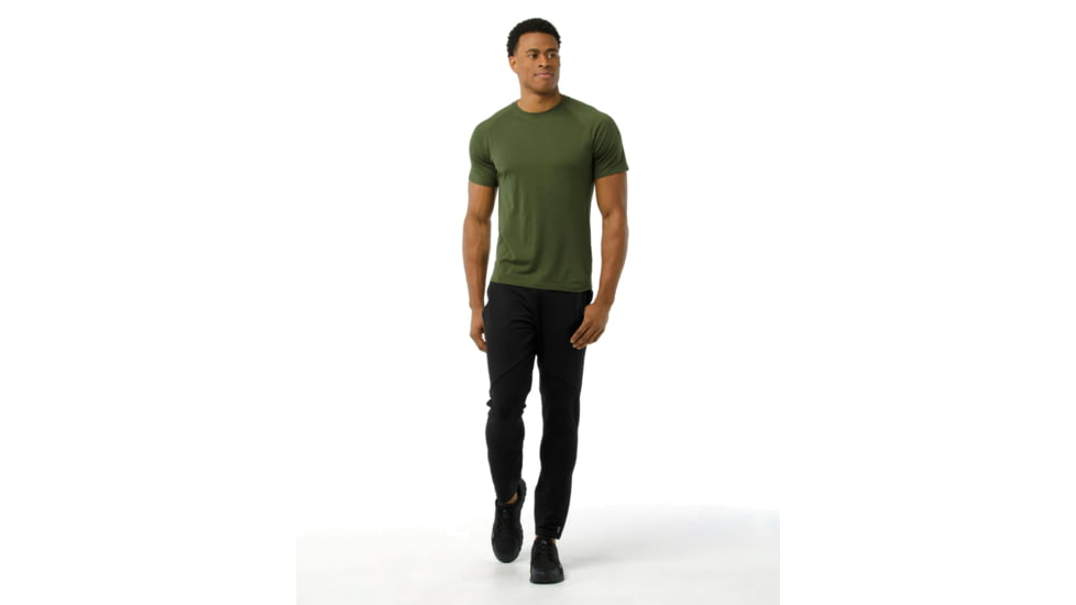 Smartwool Merino 150 Baselayer Pattern Short Sleeve - Mens, Chive, Medium, SW014050A20-M