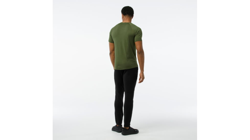 Smartwool Merino 150 Baselayer Pattern Short Sleeve - Mens, Chive, Medium, SW014050A20-M