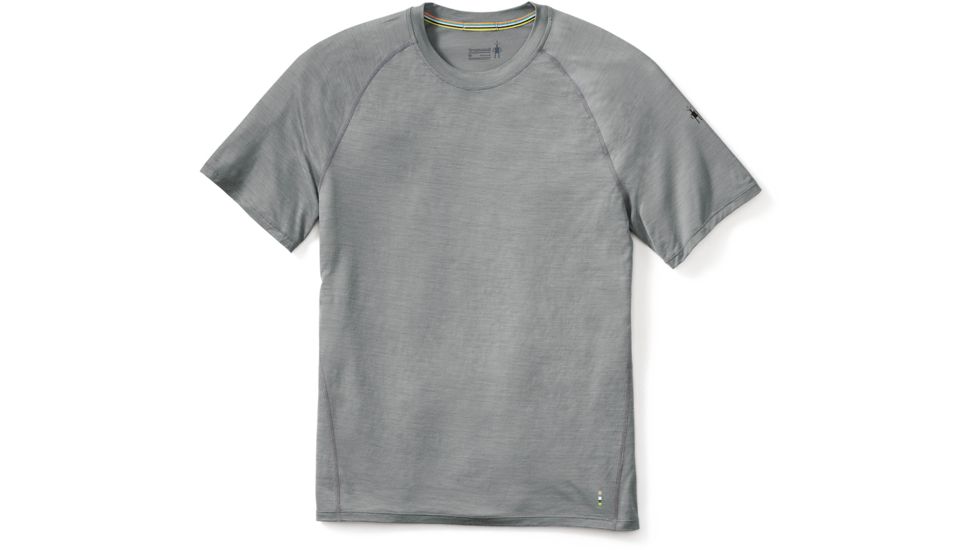 Smartwool Merino 150 Baselayer Pattern Short Sleeve - Mens, Light Gray, Extra Large, SW016060039-XL