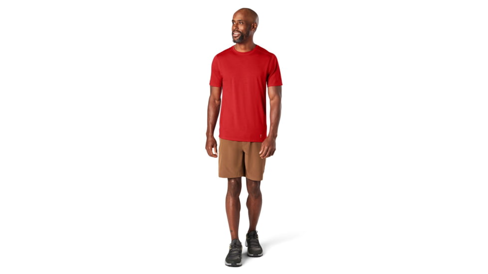 Smartwool Merino 150 Baselayer Short Sleeve - Mens, Cardinal Red, Large, SW000744D32L