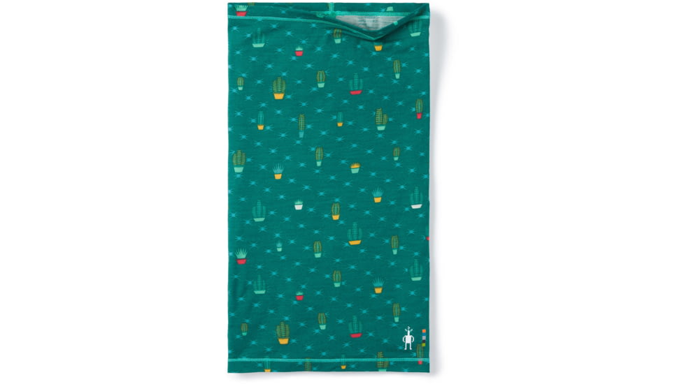 Smartwool Merino 150 Neck Gaiter, Dark Peacock Cactus Print, 1FM, SW018028D75-1FM