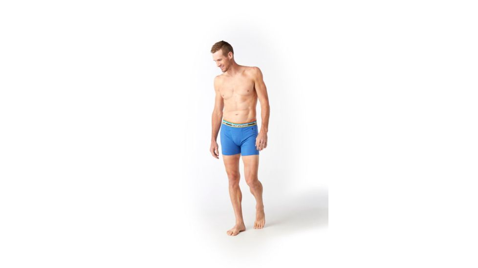 Smartwool Merino 150 Pattern Boxer Brief - Mens, Bright Cobalt, Extra Large, SW014012A28-XL