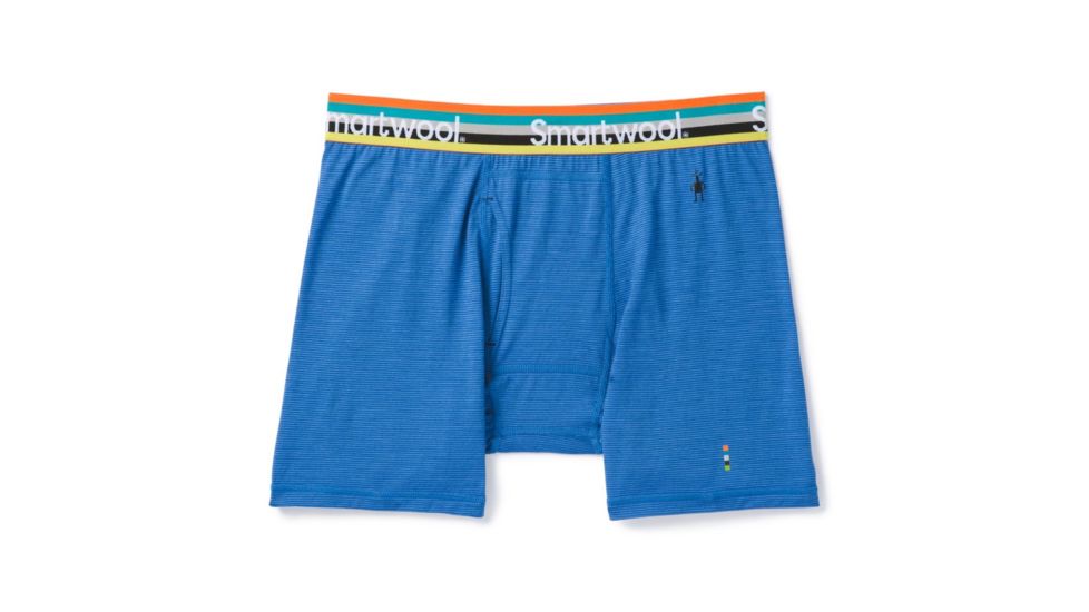 Smartwool Merino 150 Pattern Boxer Brief - Mens, Bright Cobalt, Extra Large, SW014012A28-XL