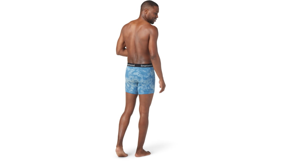 Smartwool Merino 150 Plant-Based Dye Boxer Brief Boxed - Mens, J74 Light Indigo Marble Wash, Large, SW016818J74L