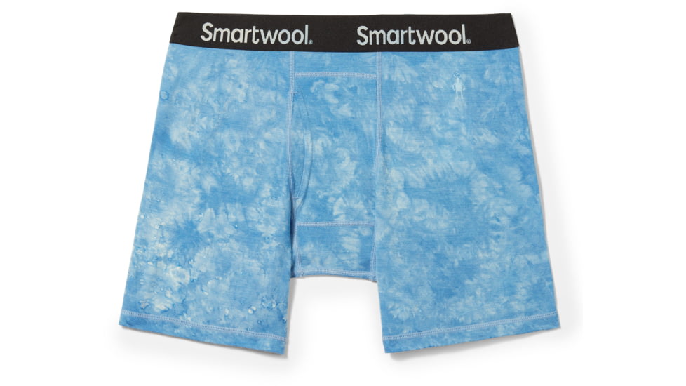 Smartwool Merino 150 Plant-Based Dye Boxer Brief Boxed - Mens, J74 Light Indigo Marble Wash, Large, SW016818J74L