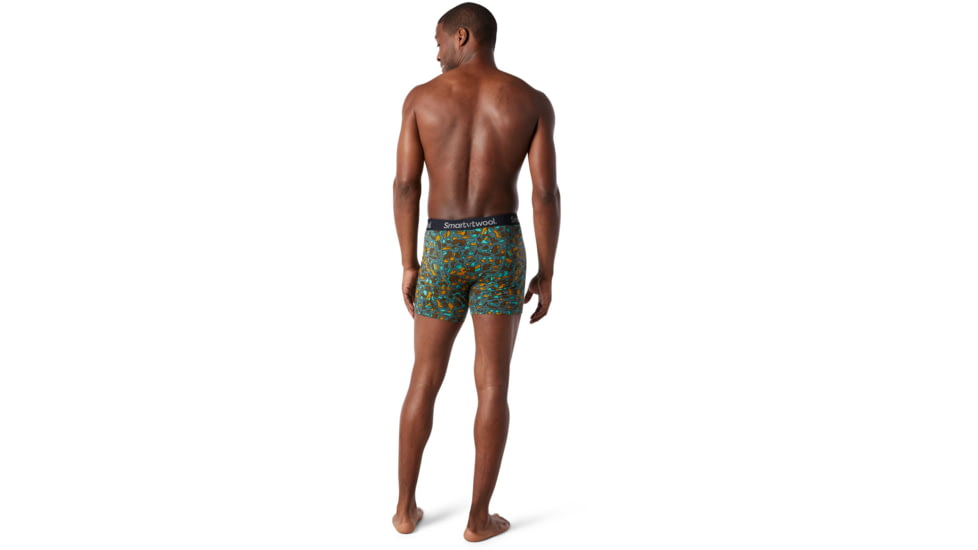 Smartwool Merino 150 Print Boxer Brief Boxed - Mens, Pine Gray Balabar Print, Small, SW015151D74-S