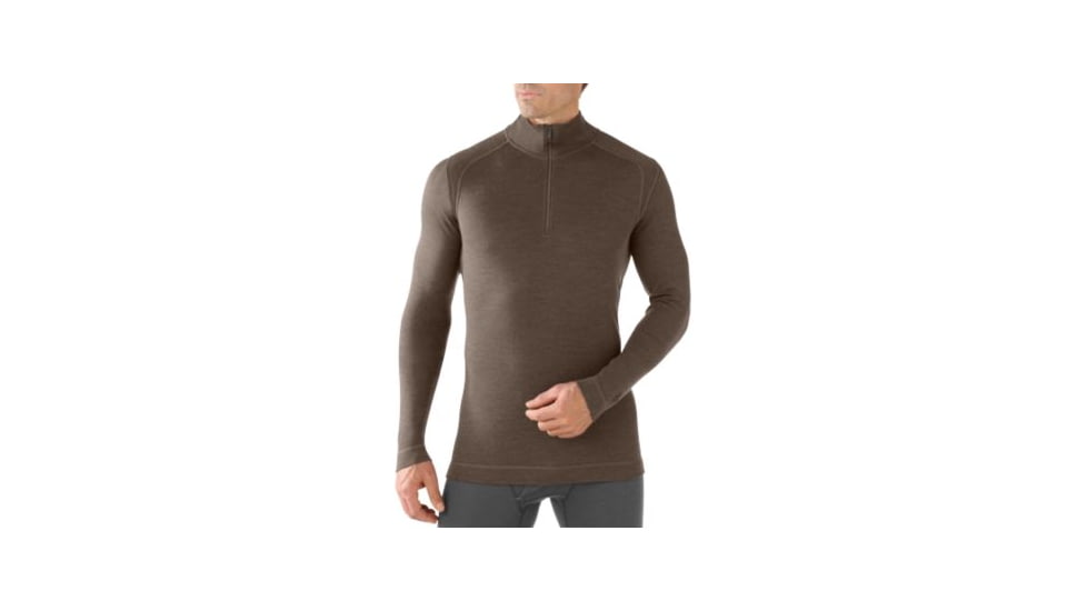 Smartwool Merino 250 Base Layer 1/4 Zip - Mens, Taupe Heather, 2XL, SW0SS603736XXL