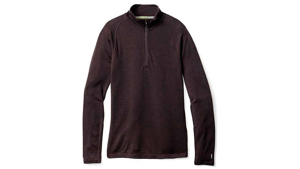 Smartwool Merino 250 Base Layer 1/4 Zip, Sumatra Heather, Extra Large, SW0NP603892XL