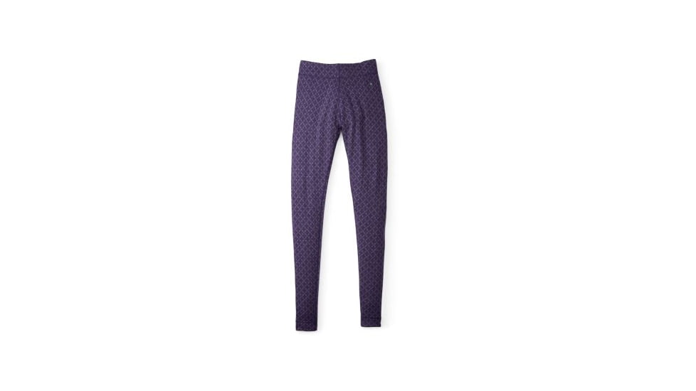 Smartwool Merino 250 Base Layer Pattern Bottom - Womens, Mountain Purple Heather, Extra Small, SW0NP207592XS