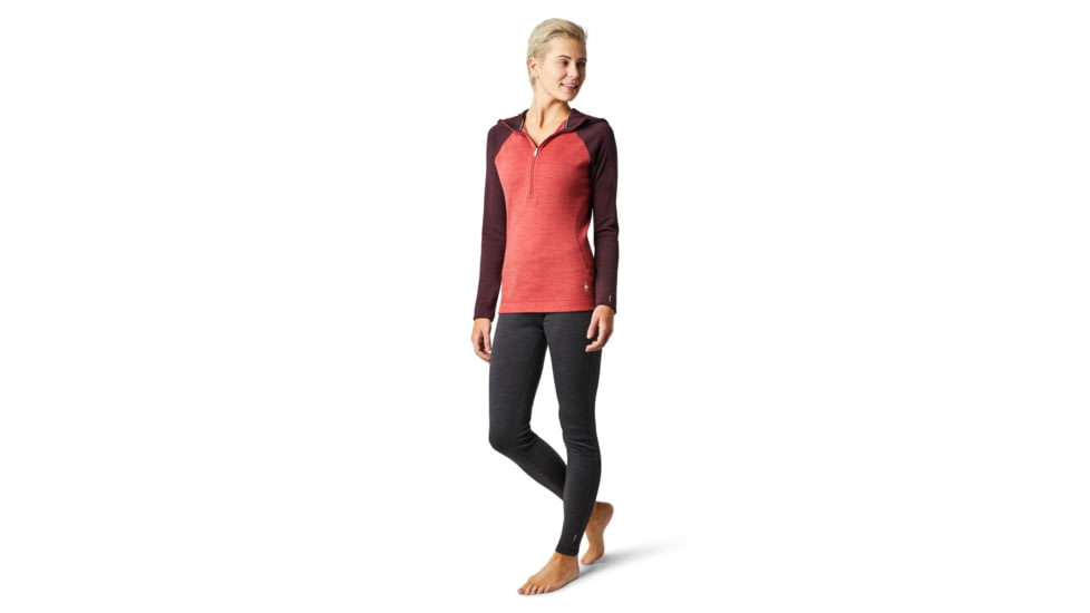 Smartwool Merino 250 Baselayer 1/2 Zip Hoodie - Womens, Masala Heather, Large, SW016377D43-L