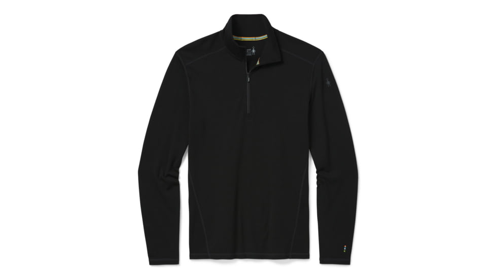 Smartwool Merino 250 Baselayer 1/4 Zip - Mens, Black, Medium, SW016355001-M