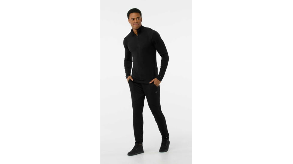 Smartwool Merino 250 Baselayer 1/4 Zip - Mens, Black, Small, SW0SS603001-BLACKS