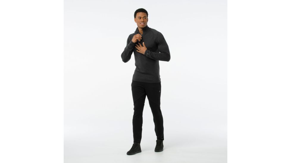 Smartwool Merino 250 Baselayer 1/4 Zip - Mens, Charcoal, Medium, SW0NP603003-M